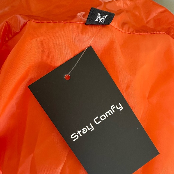 Comfy And Ready Orange Cropped Puffer Jacket - Picture 12 of 12